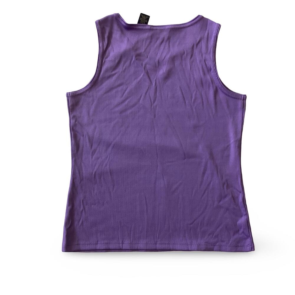 Laura Scott Ribbed Tank Top - Picture 5 of 5